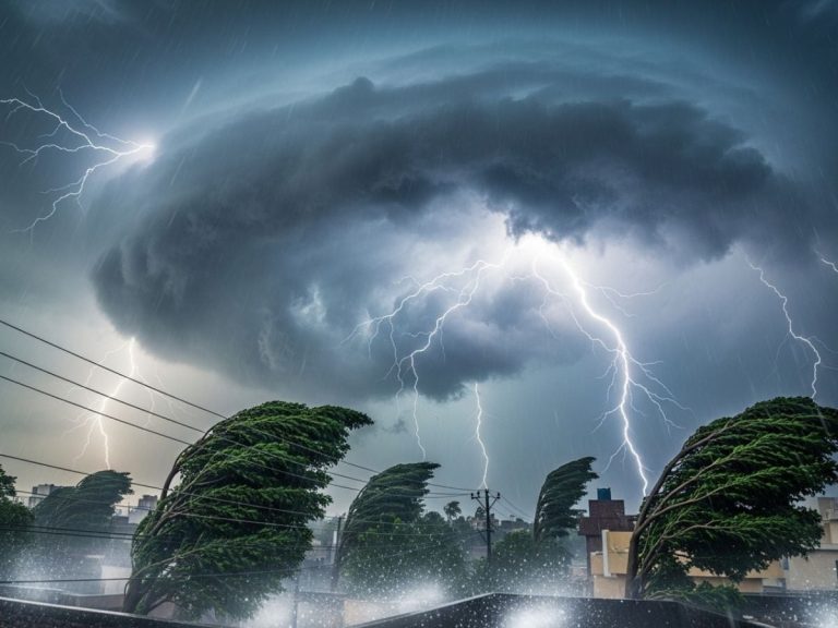 India Weather News: A 'cyclonic trap' threatens the sky! 17 states are on alert for 80 km/h winds, with the IMD issuing a major warning.