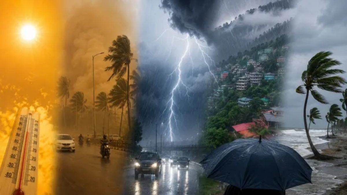 Today's Weather News: Double weather attack! Rain and scorching heat, a major alert for Uttar Pradesh and Bihar.