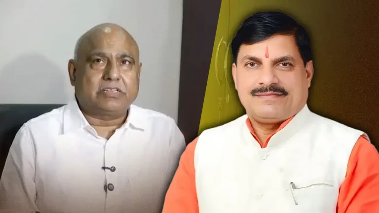 BJP state president Hemant Khandelwal addressing media over CM Mohan Yadav Land Row and explaining property records and land ownership details.