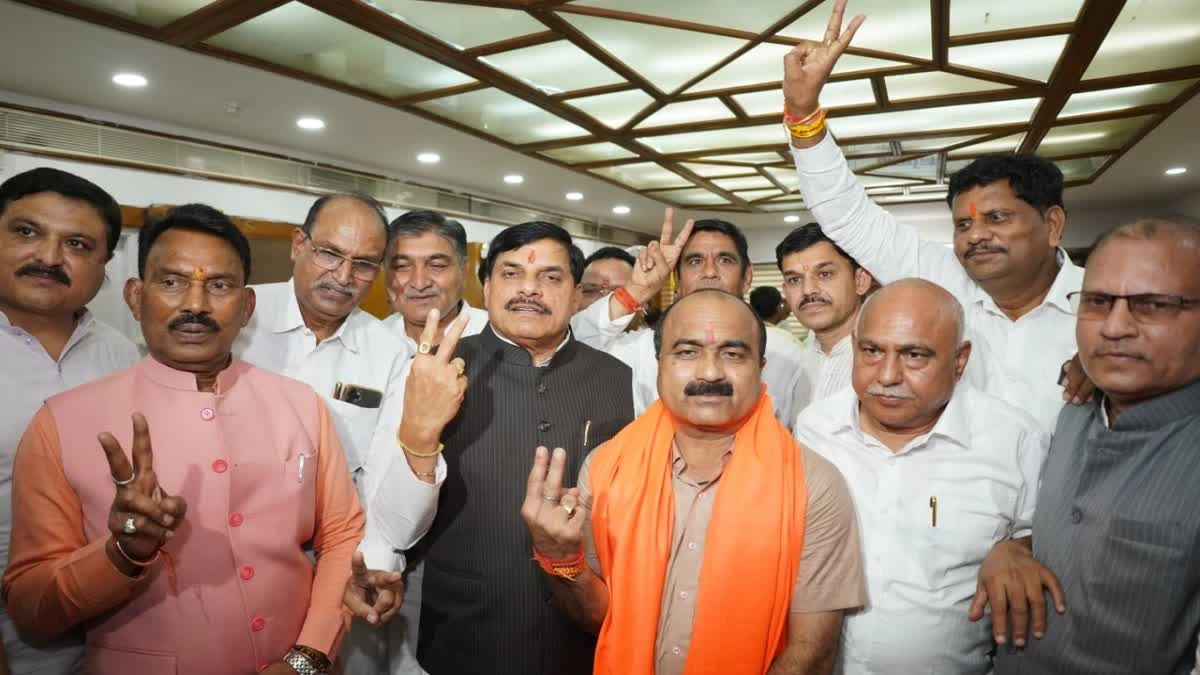 Madhya Pradesh Rajya Sabha Election: BJP and Congress leaders during Madhya Pradesh Rajya Sabha Election amid discussions over third seat and cross-voting.