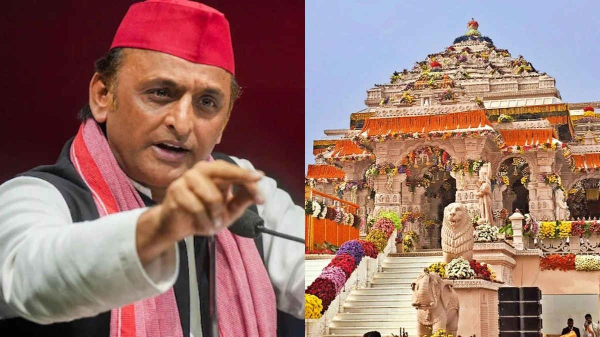 Ram Mandir Donation Controversy: Image of Ayodhya Ram Temple, showing the political debate that escalated after Akhilesh Yadav's statement on alleged financial irregularities in offerings.