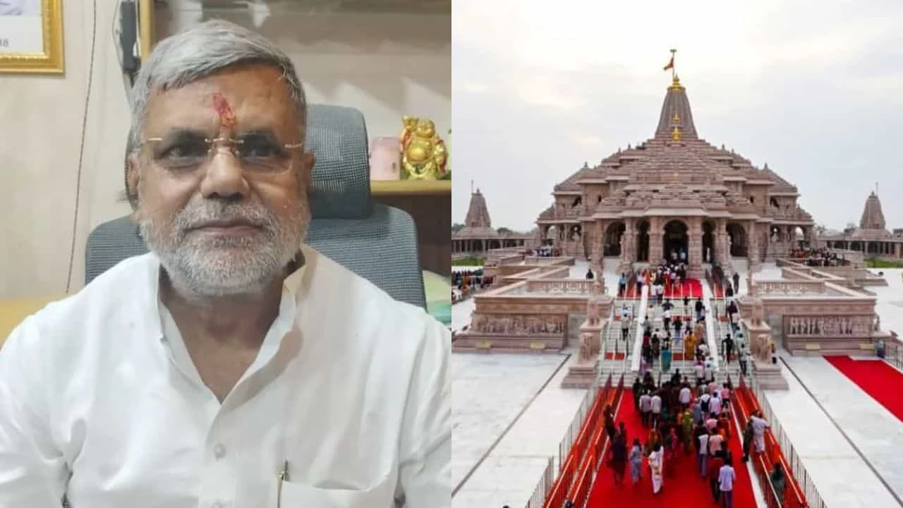 Ram Mandir Donation Theft: Symbolic picture of BJP MLC Devendra Pratap Singh writing a letter to Prime Minister Narendra Modi on the Ram Temple offering theft case.