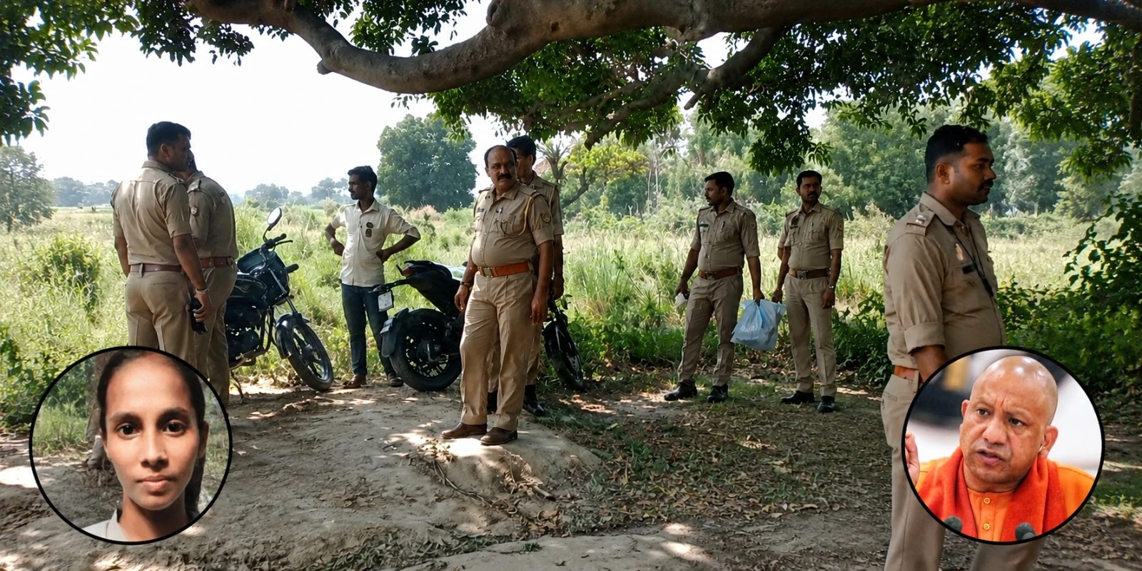 Sitapur BSc Student Murder Case: Police team examining bones and hair recovered in Lucknow's BKT area in connection with the Sitapur BSc student case.