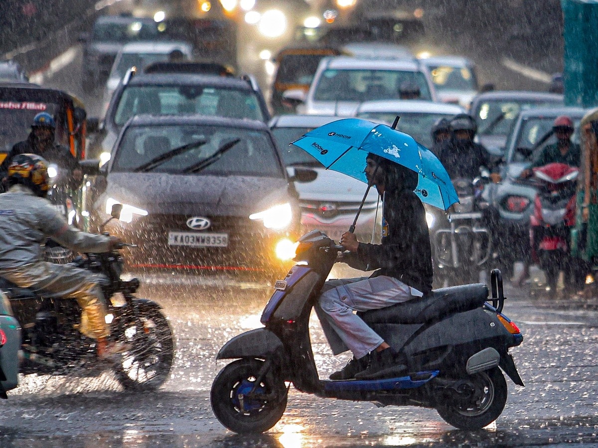 UP Bihar Rain Alert: India weather alert with rain and heatwave warning.