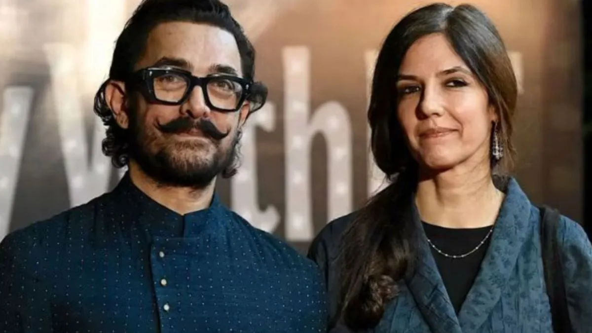 Aamir Khan-Gauri Spratt Wedding: Aamir Khan's Mumbai home decorated with lights and flowers ahead of his wedding with Gauri Spratt.
