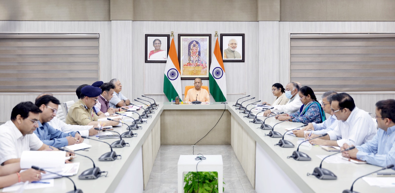CM Yogi Kanwar Yatra Meeting: UP CM Yogi Adityanath chairs a high-level review meeting on Kanwar Yatra 2026 preparations with senior government officials in Lucknow.