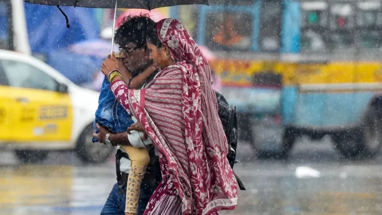 Uttarakhand Weather Alert: Students outside a closed school as heavy rainfall and orange alert affect multiple districts.