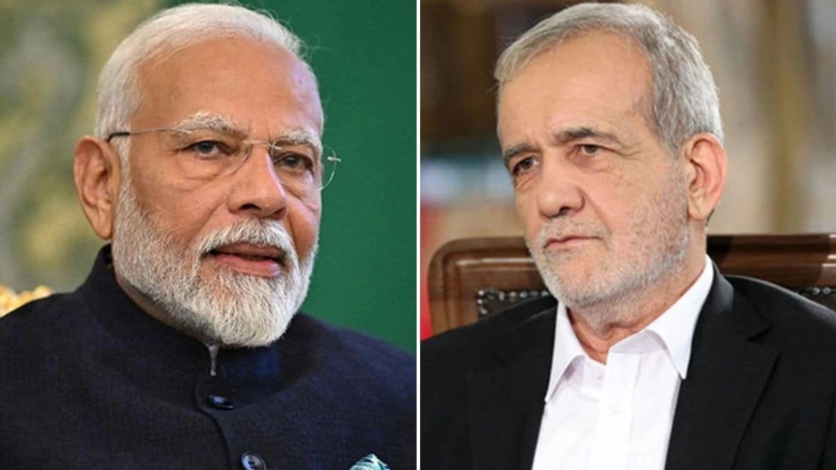 PM Modi Iran President Call: PM Narendra Modi speaks with Iran President Masoud Pezeshkian over phone, welcomes West Asia ceasefire and highlights the importance of the Hormuz Strait for global trade and regional stability.