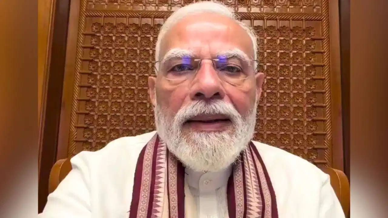 PM Modi Paper Leak Action: PM Modi addressing the nation through a video message on paper leak action, fast-track courts, and stronger laws to protect students.