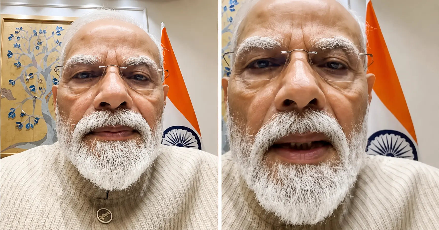 PM Modi Selfie Video: PM Modi recording a late-night selfie video addressing Gen Z students on the paper leak issue and announcing fast-track courts and strict legal action.