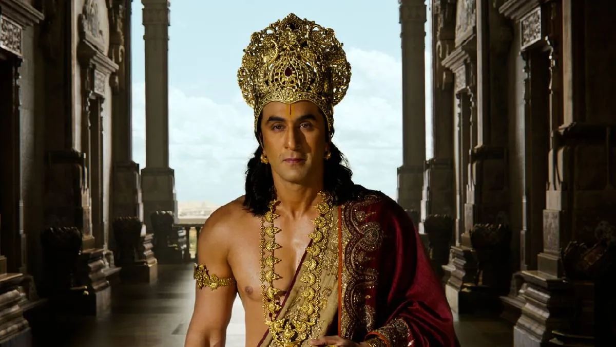 Ramayan Viral Clip: Ranbir Kapoor as Lord Ram in the alleged leaked scene from Nitesh Tiwari's Ramayan movie.