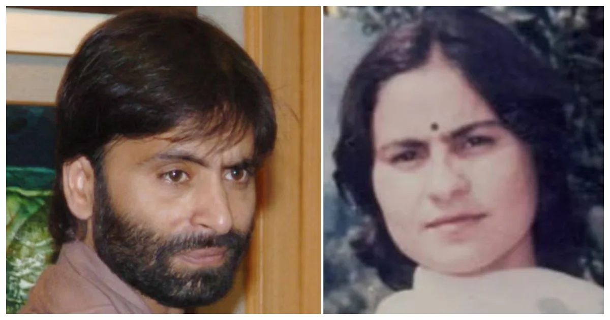 Sarla Bhat Murder Case: 36 years later, SIA files chargesheet naming terrorist Yasin Malik in the 1990 murder of Kashmiri Pandit nurse Sarla Bhat.