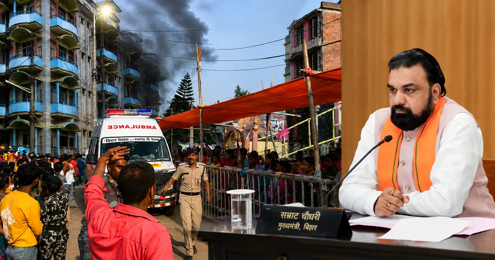 Ashok Dham Stampede: Ashok Dham Temple stampede in Lakhisarai after devotees gathered on Sawan Somwar