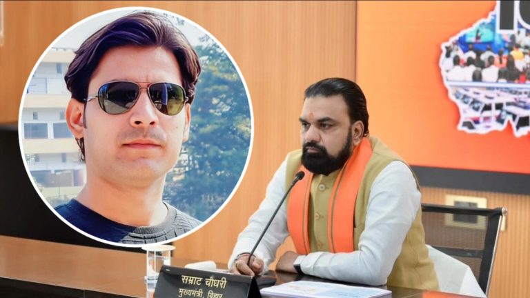 Bharat Tiwari Encounter Case :Bihar CM Samrat Choudhary announces financial assistance and government job for Bharat Tiwari’s family.