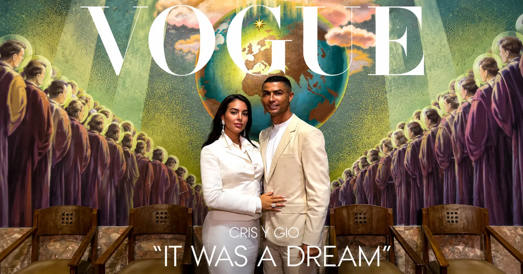 Cristiano Ronaldo Georgina Wedding: Cristiano Ronaldo and Georgina Rodriguez wedding first photo from Vogue photoshoot