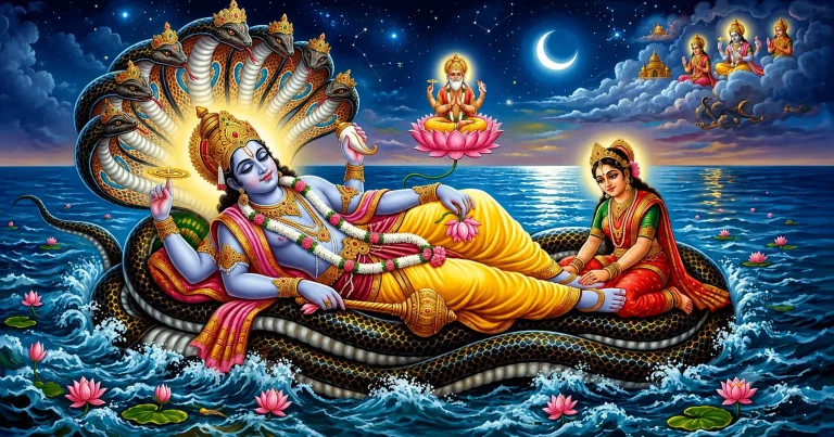 Kamika Ekadashi 2026: Devotees worshipping Lord Vishnu and making donations on Kamika Ekadashi 2026.