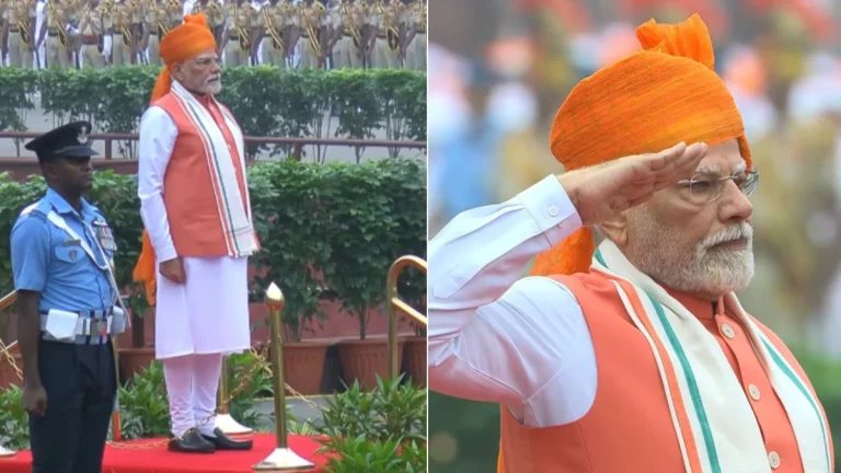 PM Modi Independence Day Turban styles from 2014 to 2026 featuring traditional Indian designs