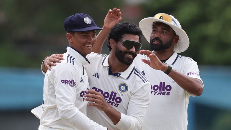 Ravindra Jadeja 350 Test Wickets: Ravindra Jadeja completes 350 Test wickets for India against Sri Lanka.