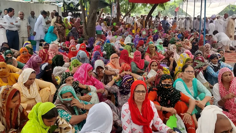 Hisar Murder Case – Mahapanchayat protest demanding arrest of all accused