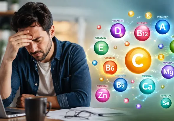 Vitamin and Mineral Deficiency: 7 signs of Vitamin and Mineral Deficiency including fatigue weakness hair fall and tingling