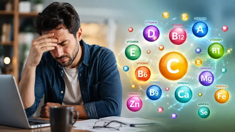 Vitamin and Mineral Deficiency: 7 signs of Vitamin and Mineral Deficiency including fatigue weakness hair fall and tingling